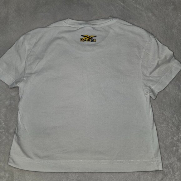 2$20 Reebok X Minions Women’s Crop Top Logo, size XXS - Picture 4 of 5